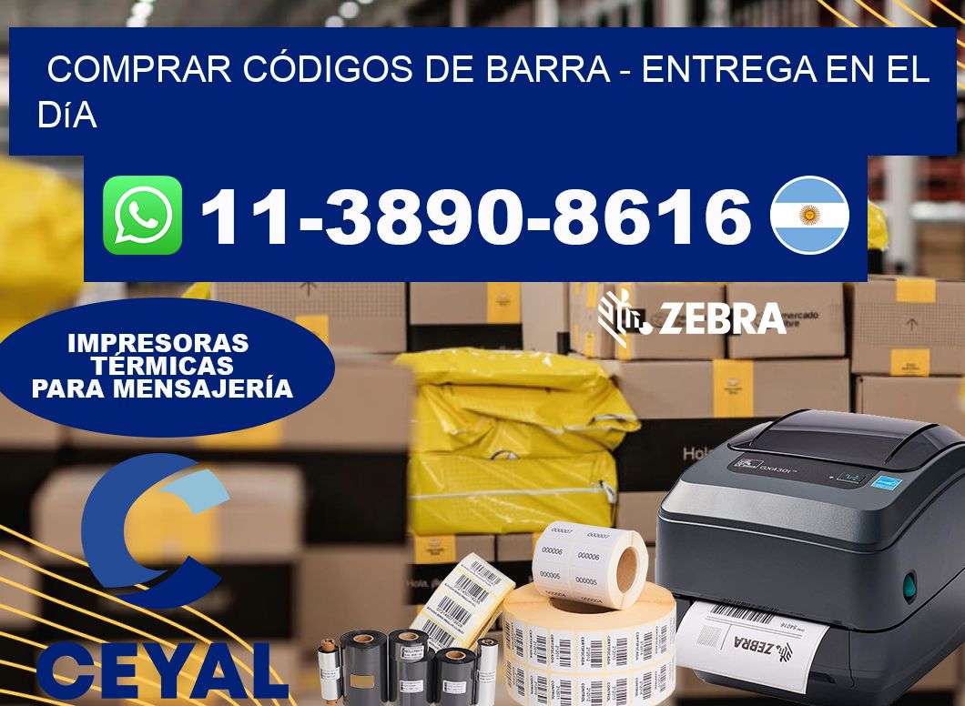 COMPRAR CÓDIGOS DE BARRA – Entrega en el día