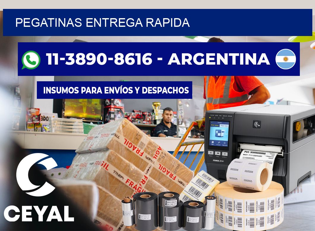 PEGATINAS entrega rapida
