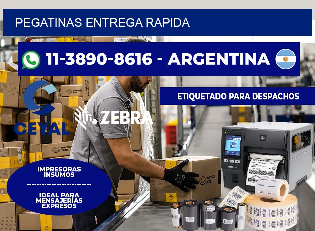 PEGATINAS entrega rapida