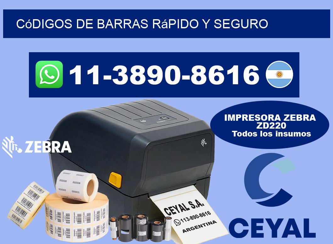códigos de barras rápido y seguro