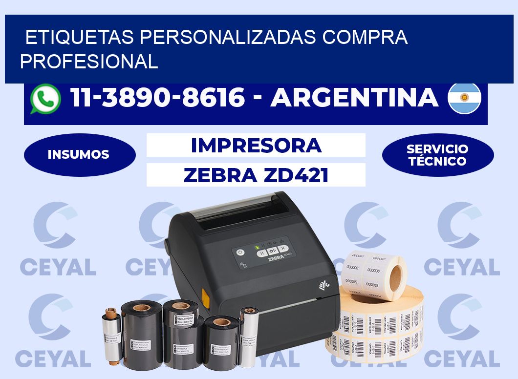 etiquetas personalizadas Compra profesional