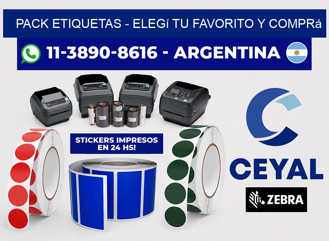 pack etiquetas - Elegí tu favorito y comprá