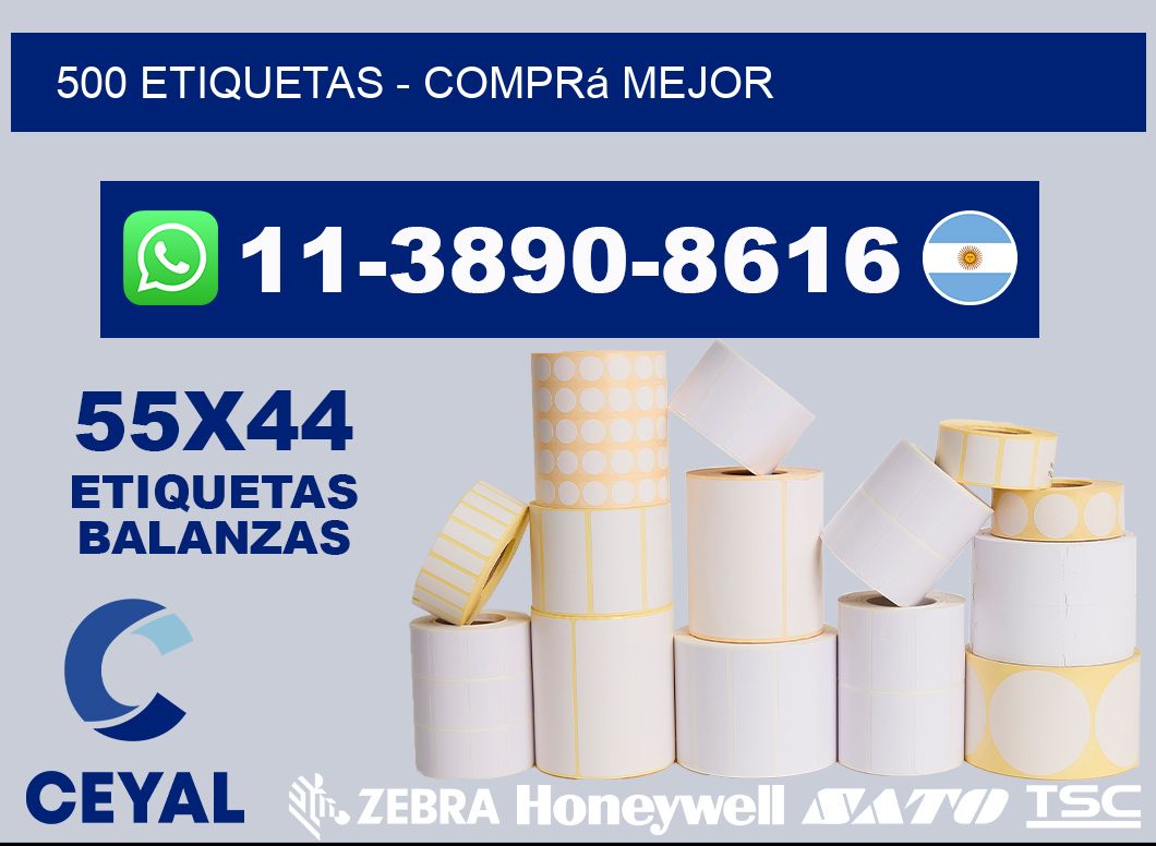 500 ETIQUETAS - Comprá mejor