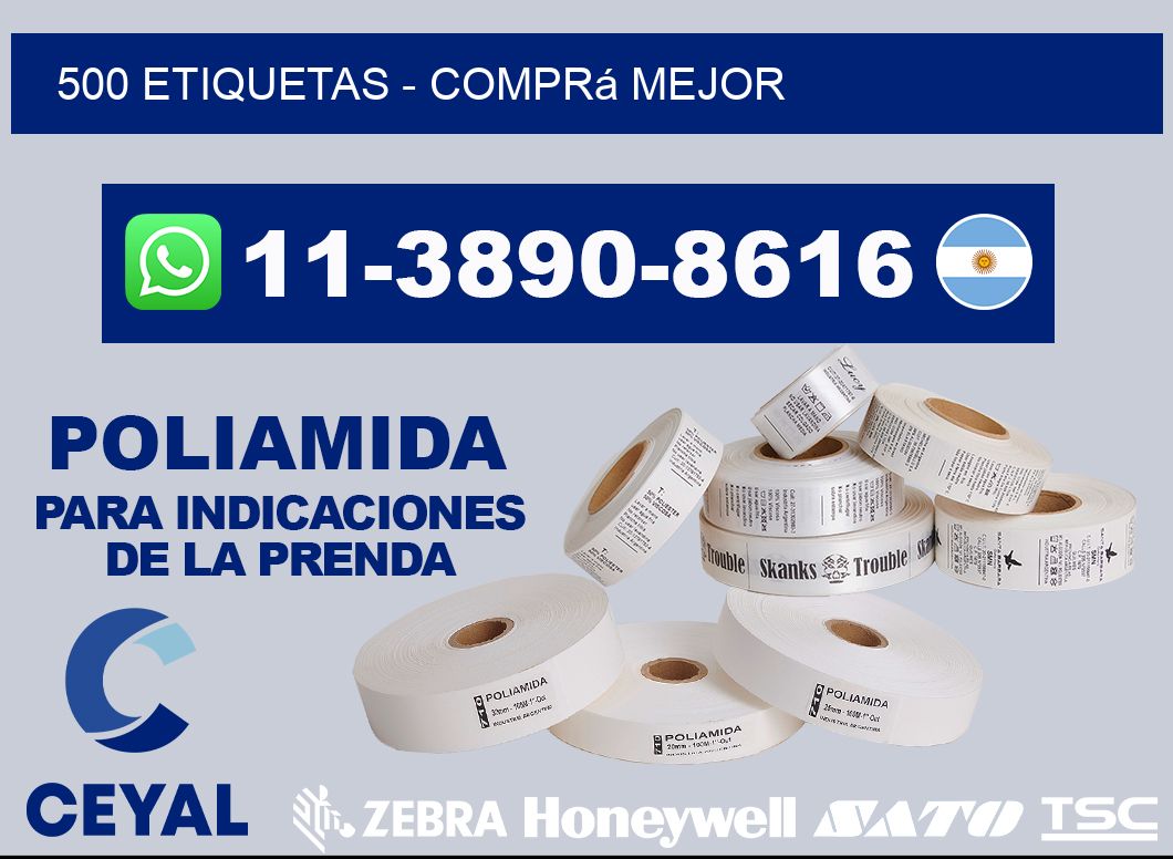 500 ETIQUETAS - Comprá mejor