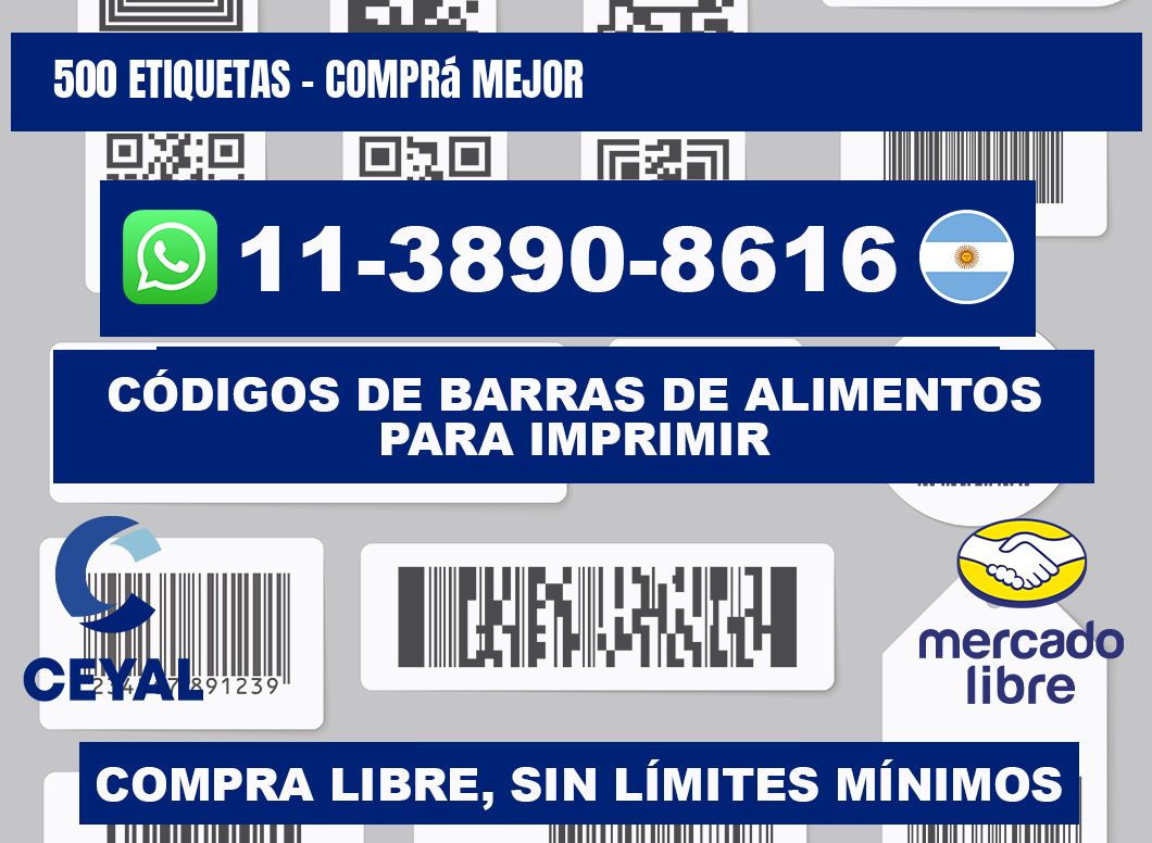 500 ETIQUETAS - Comprá mejor