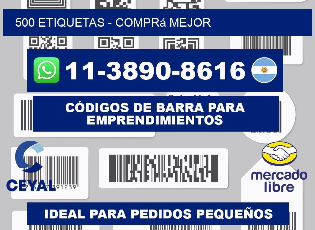 500 ETIQUETAS - Comprá mejor