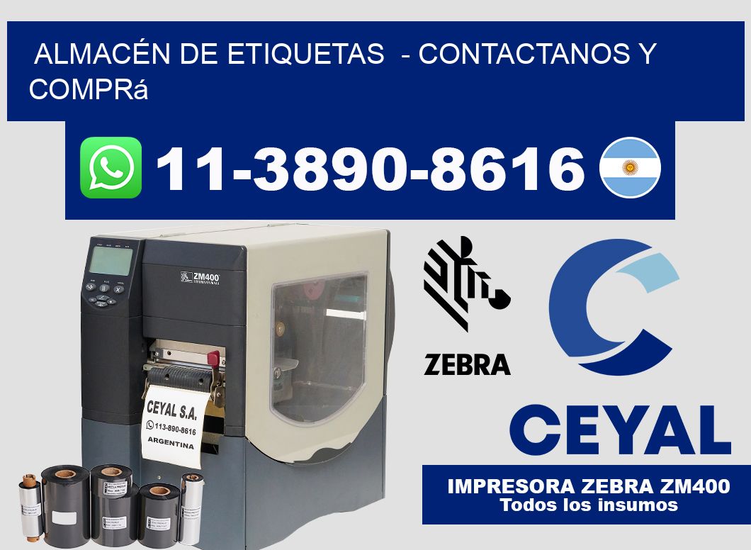 ALMACÉN DE ETIQUETAS  - Contactanos y comprá
