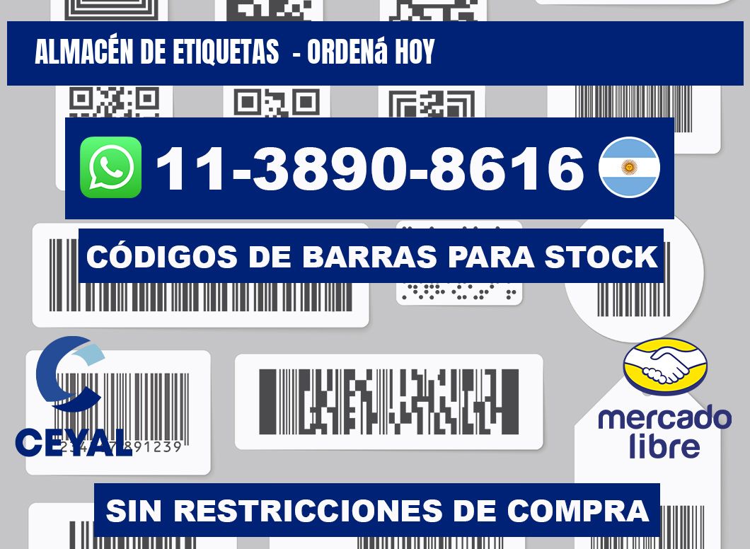 ALMACÉN DE ETIQUETAS  - Ordená hoy