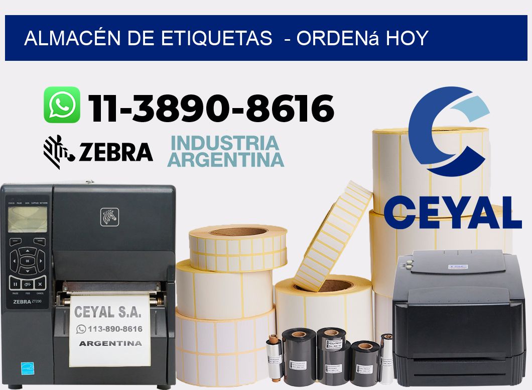ALMACÉN DE ETIQUETAS  - Ordená hoy