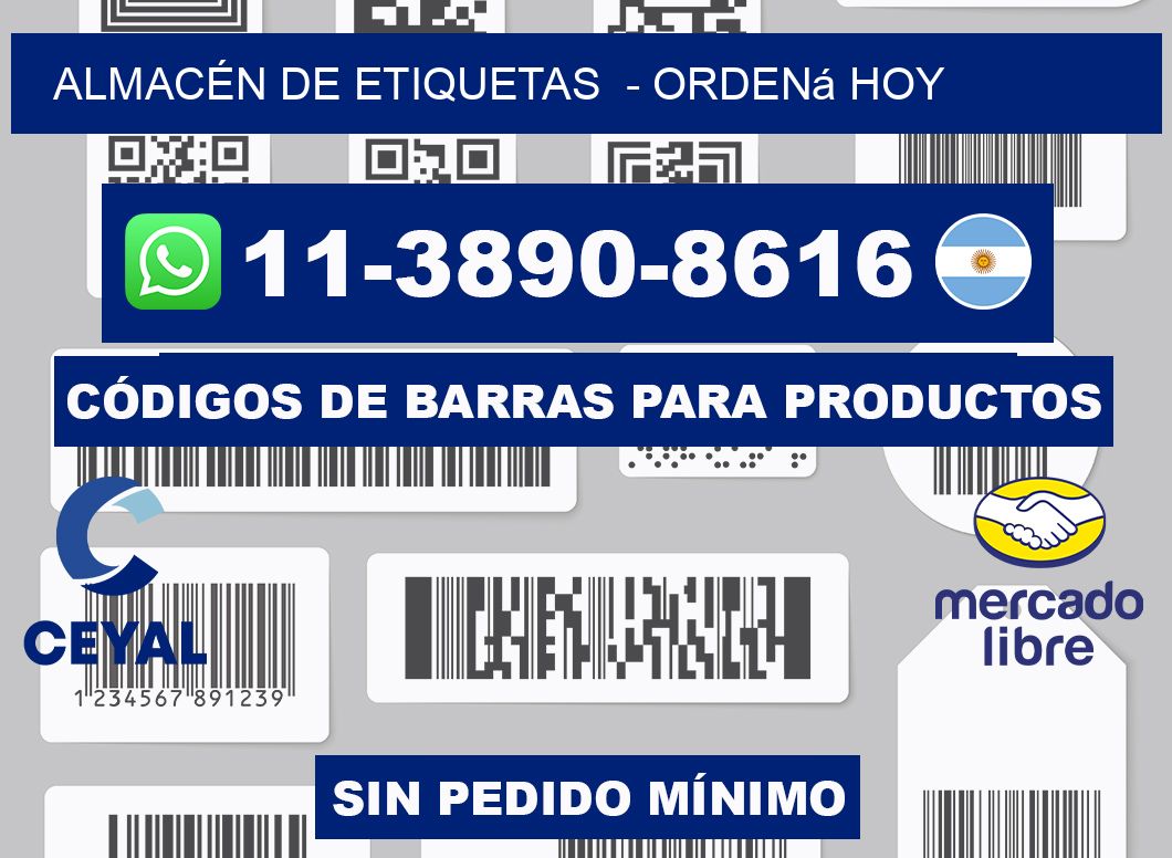 ALMACÉN DE ETIQUETAS  - Ordená hoy