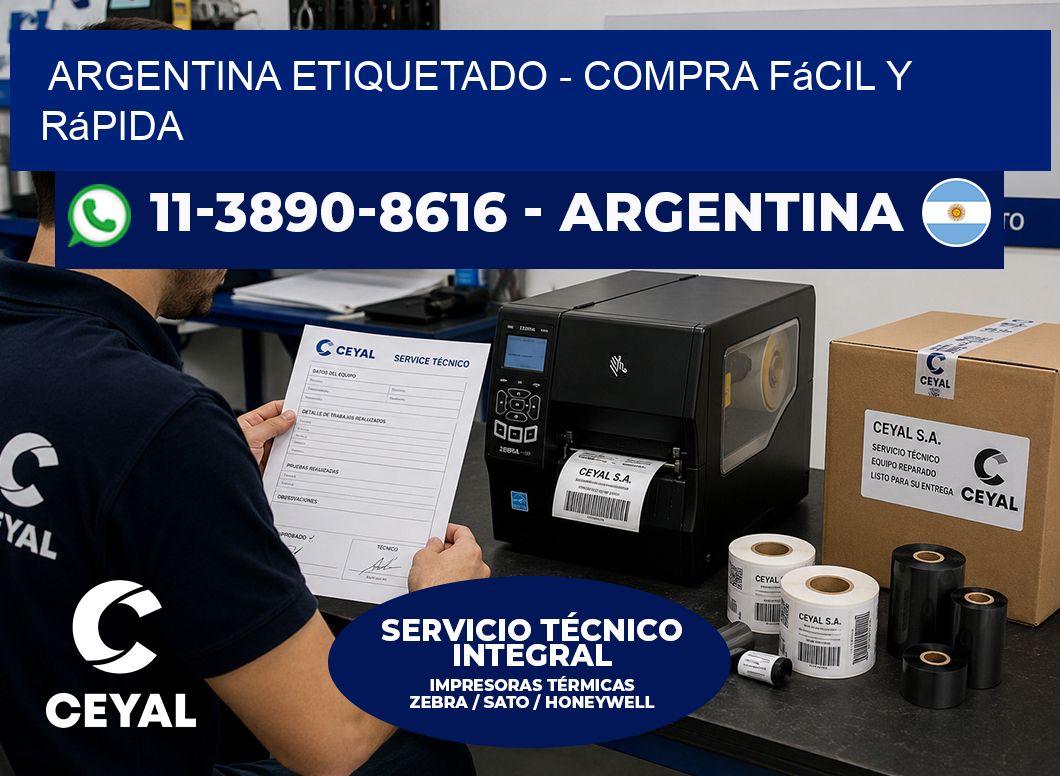 ARGENTINA ETIQUETADO - Compra fácil y rápida
