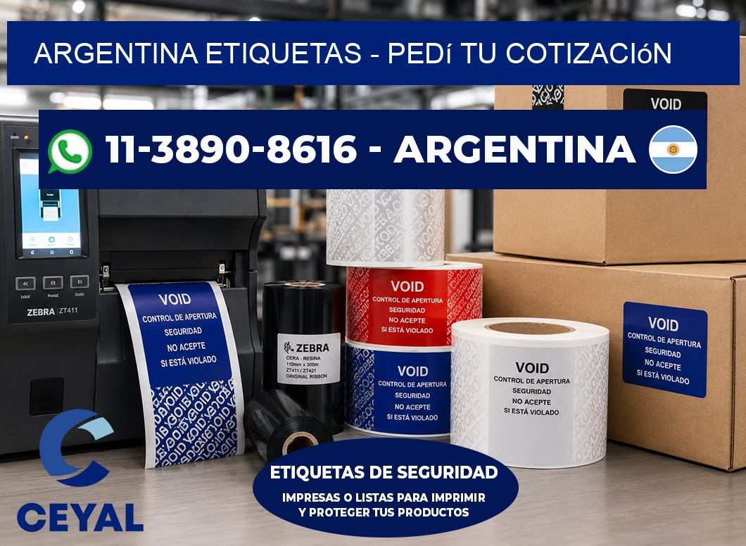 ARGENTINA ETIQUETAS - Pedí tu cotización