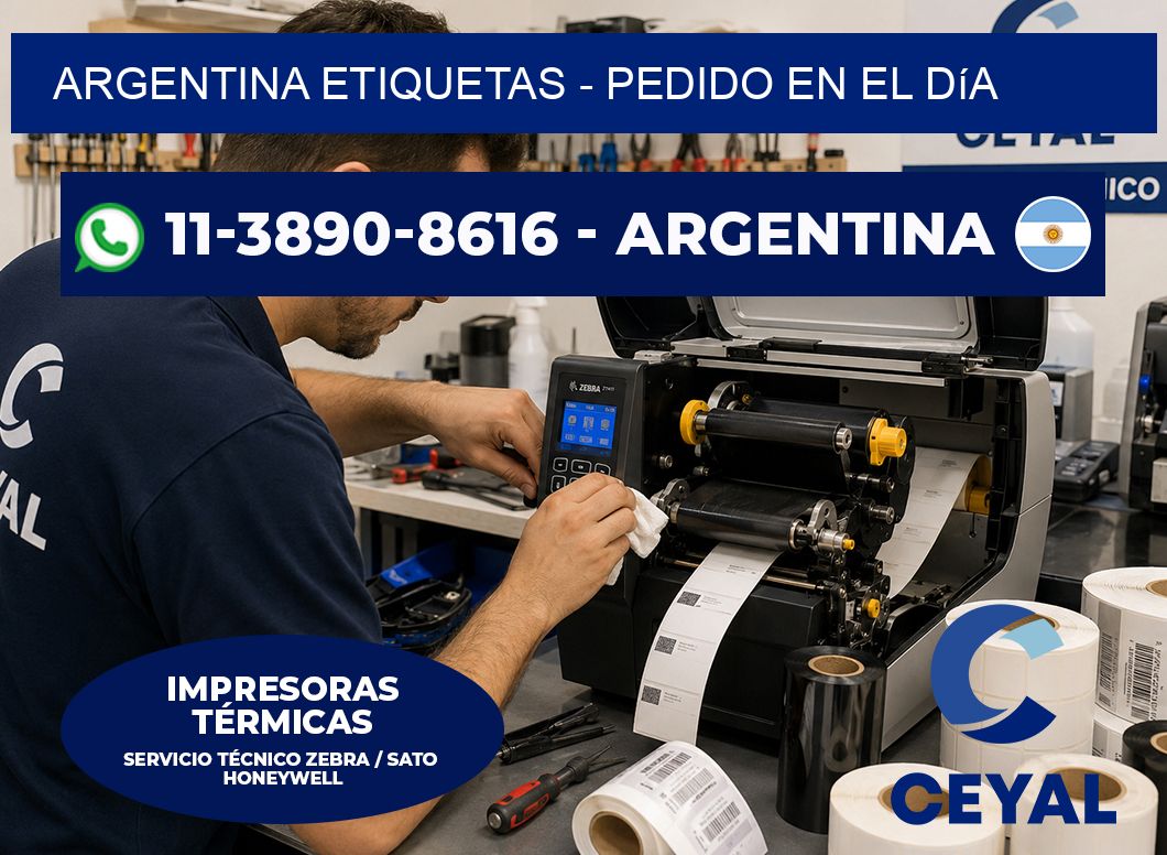 ARGENTINA ETIQUETAS - Pedido en el día