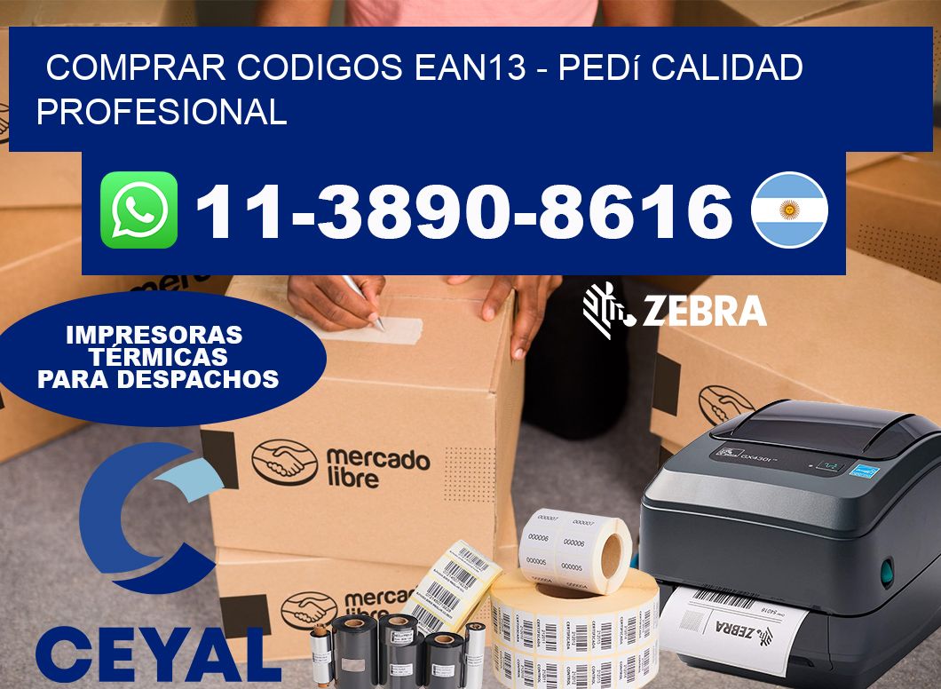COMPRAR CODIGOS EAN13 - Pedí calidad profesional