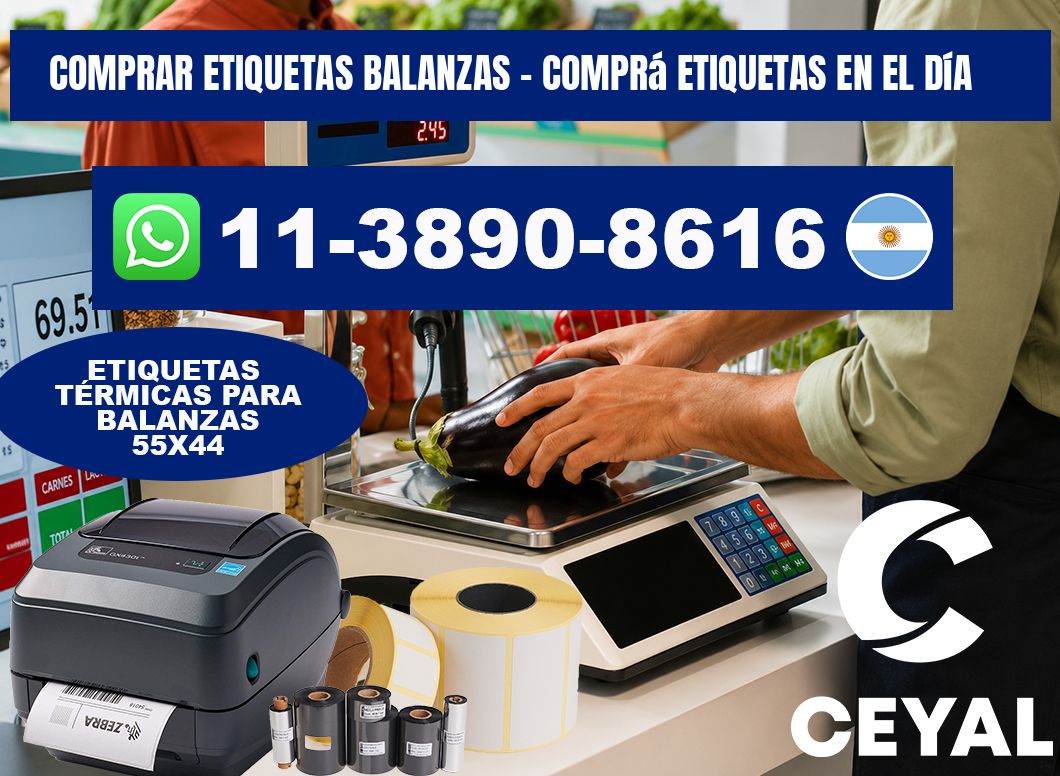 COMPRAR ETIQUETAS BALANZAS - Comprá etiquetas en el día
