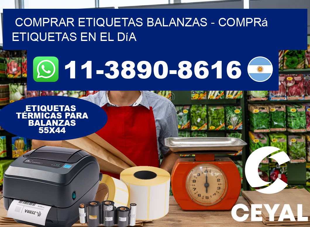 COMPRAR ETIQUETAS BALANZAS - Comprá etiquetas en el día