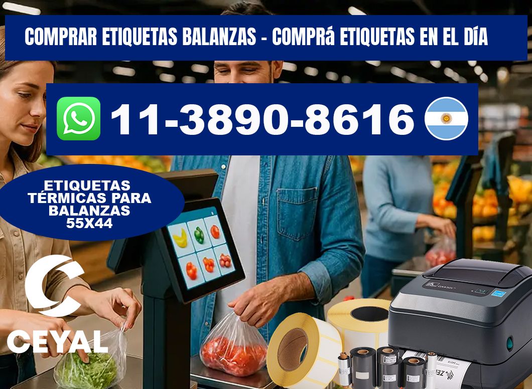 COMPRAR ETIQUETAS BALANZAS - Comprá etiquetas en el día