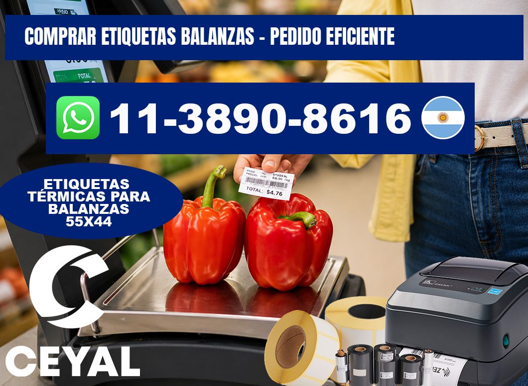 COMPRAR ETIQUETAS BALANZAS - Pedido eficiente