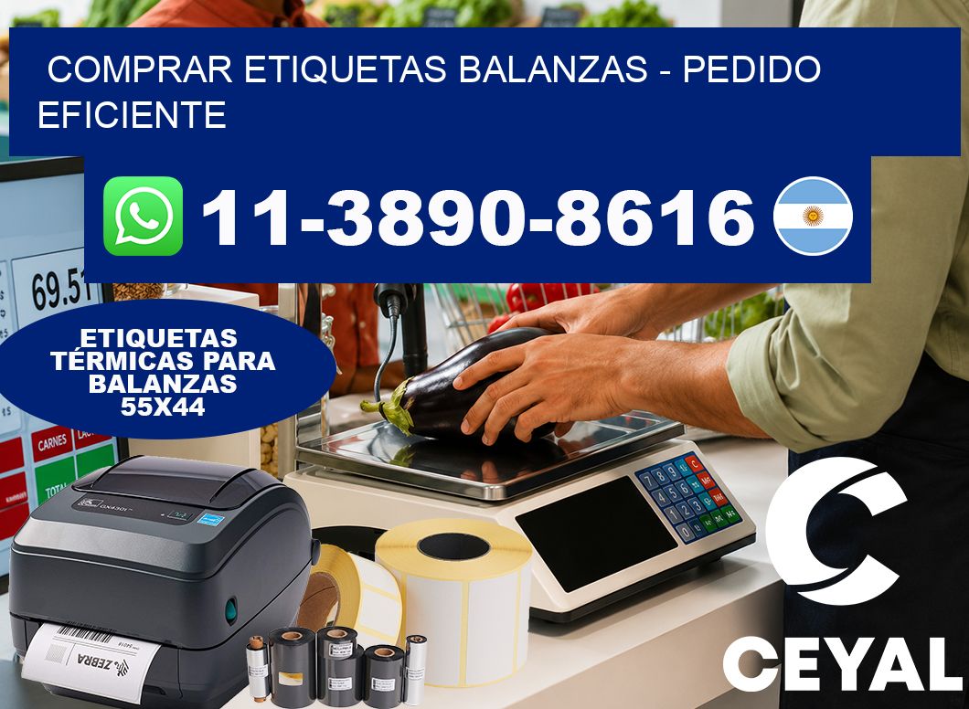 COMPRAR ETIQUETAS BALANZAS - Pedido eficiente