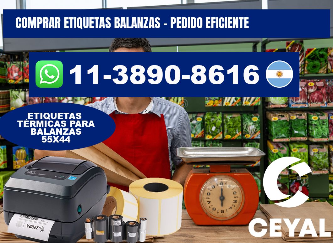 COMPRAR ETIQUETAS BALANZAS - Pedido eficiente