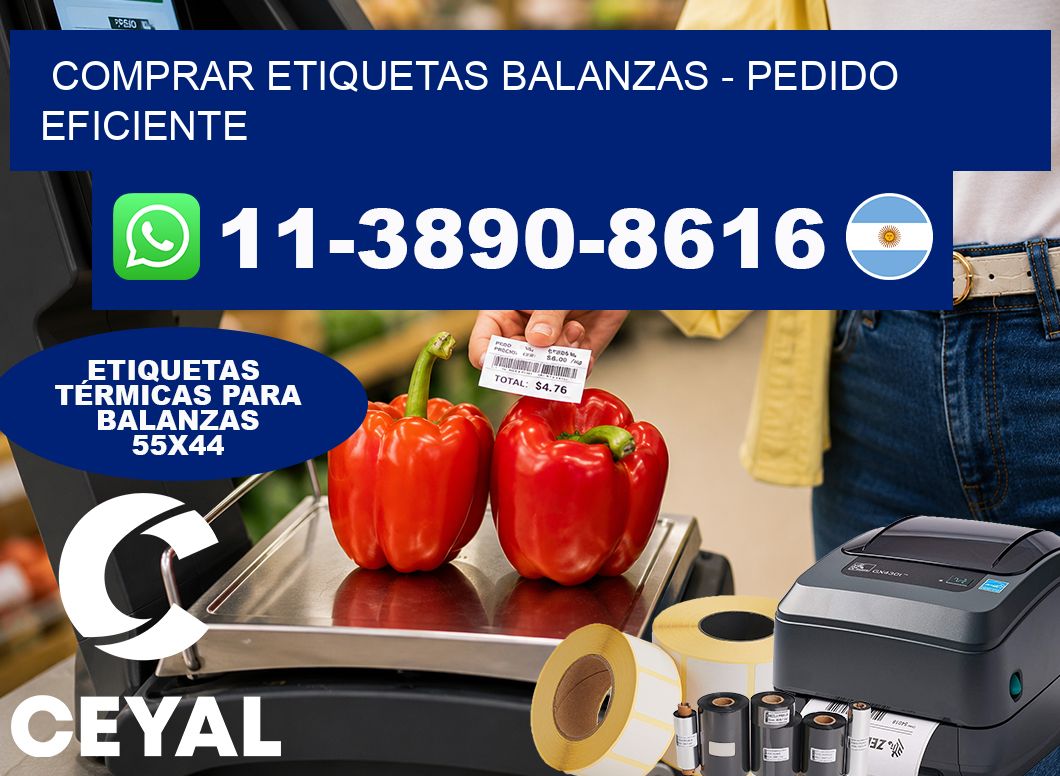 COMPRAR ETIQUETAS BALANZAS – Pedido eficiente