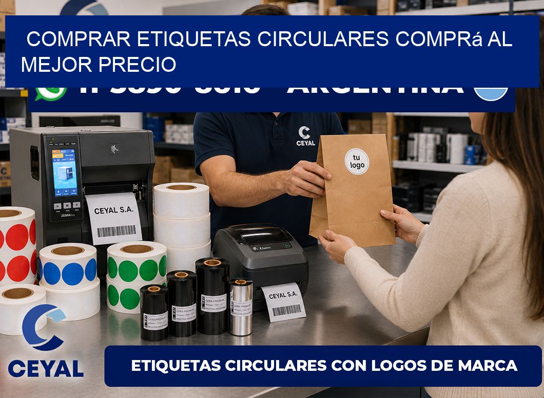 COMPRAR ETIQUETAS CIRCULARES Comprá al mejor precio