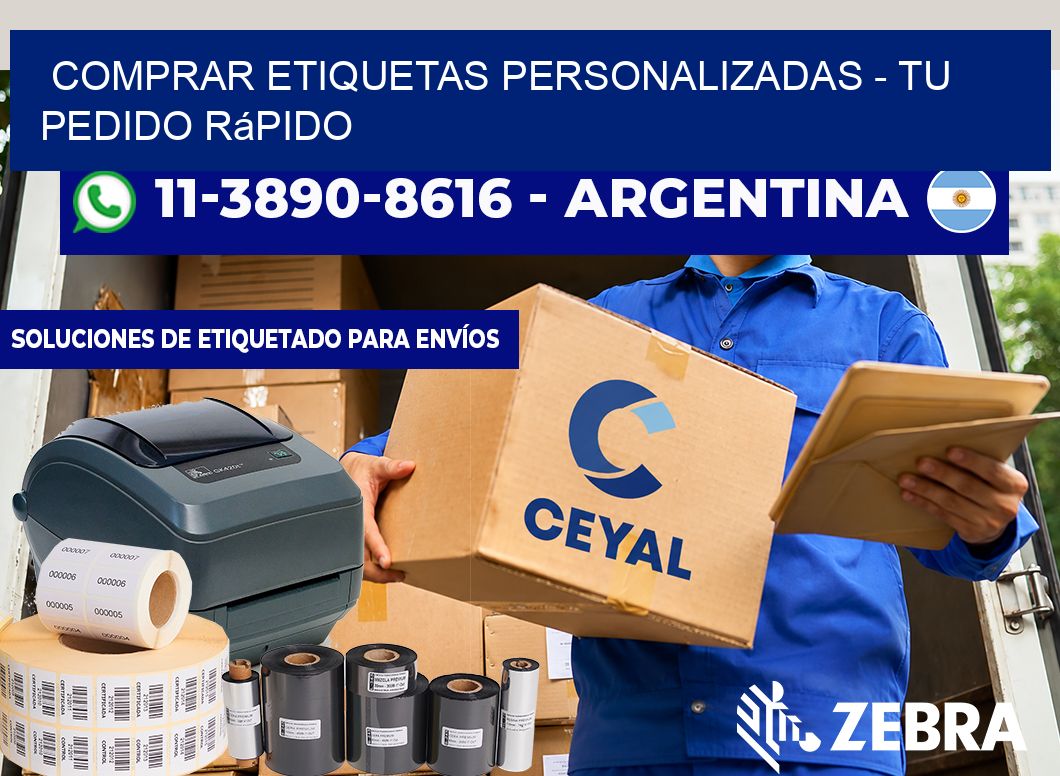 COMPRAR ETIQUETAS PERSONALIZADAS - Tu pedido rápido