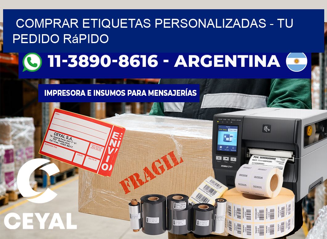 COMPRAR ETIQUETAS PERSONALIZADAS - Tu pedido rápido