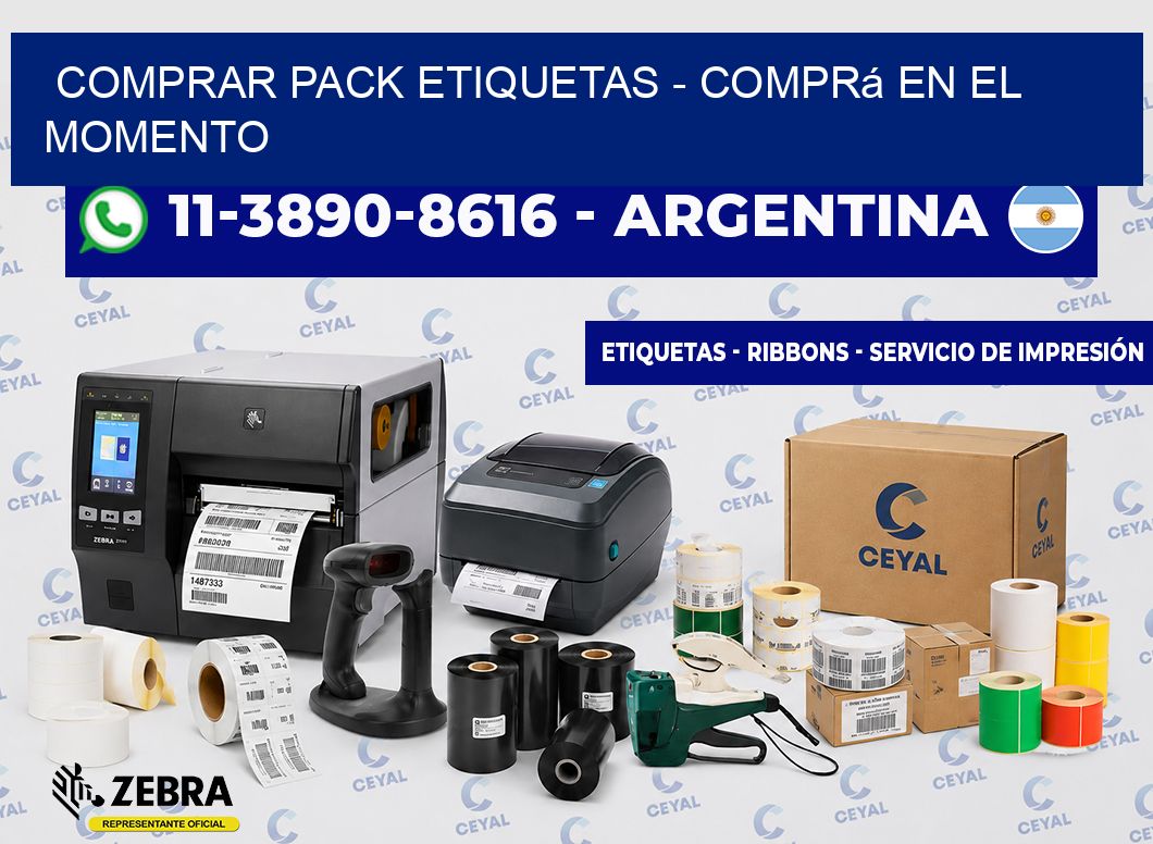 COMPRAR PACK ETIQUETAS - Comprá en el momento