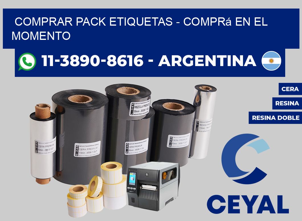 COMPRAR PACK ETIQUETAS - Comprá en el momento