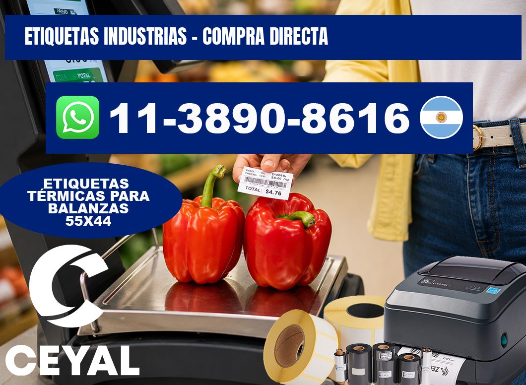 ETIQUETAS INDUSTRIAS - Compra directa