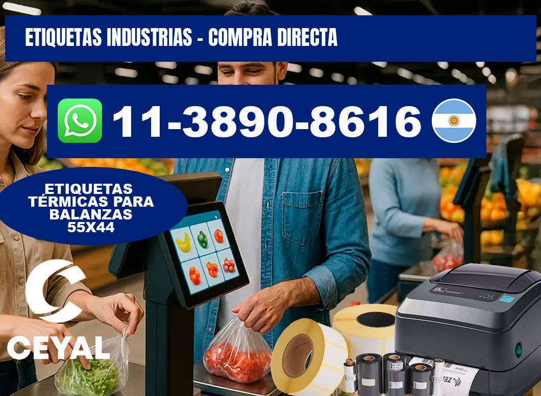 ETIQUETAS INDUSTRIAS - Compra directa