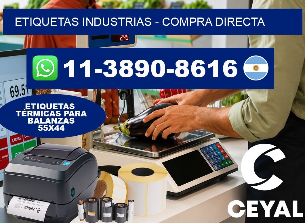 ETIQUETAS INDUSTRIAS – Compra directa