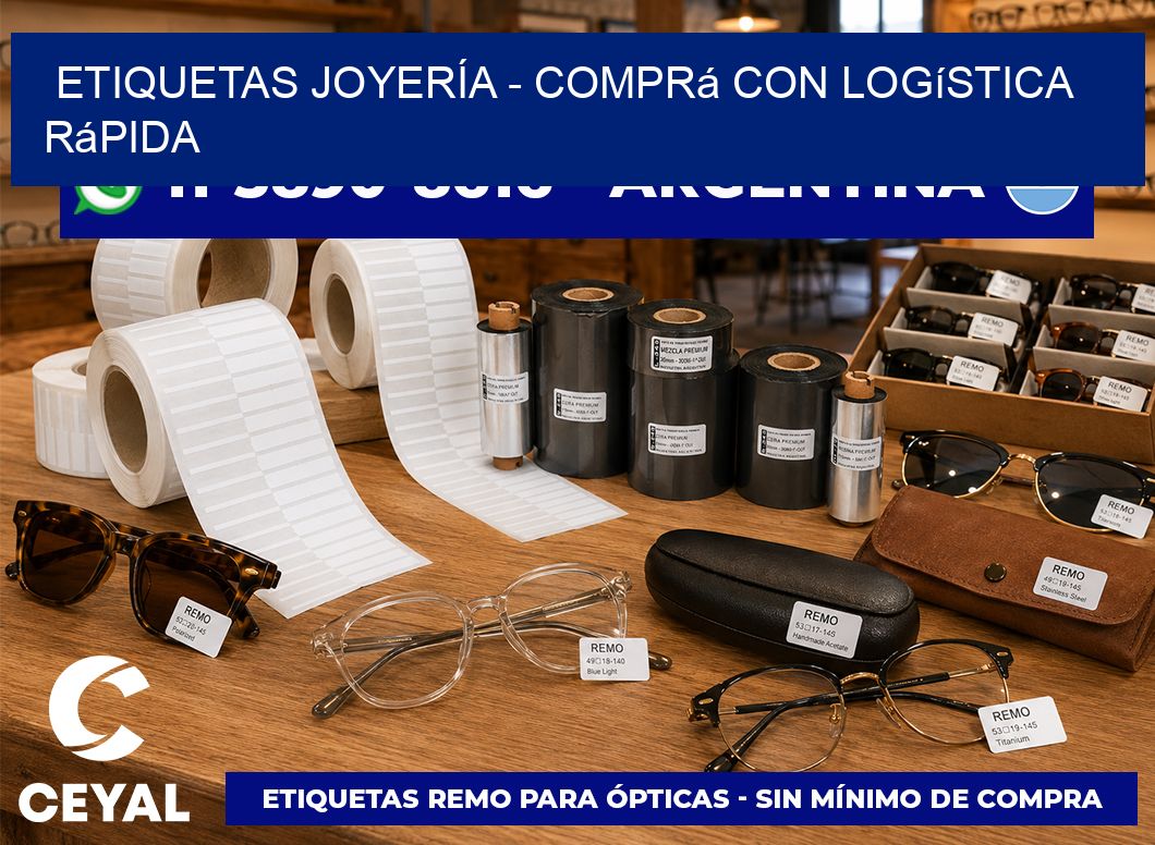 ETIQUETAS JOYERÍA - Comprá con logística rápida