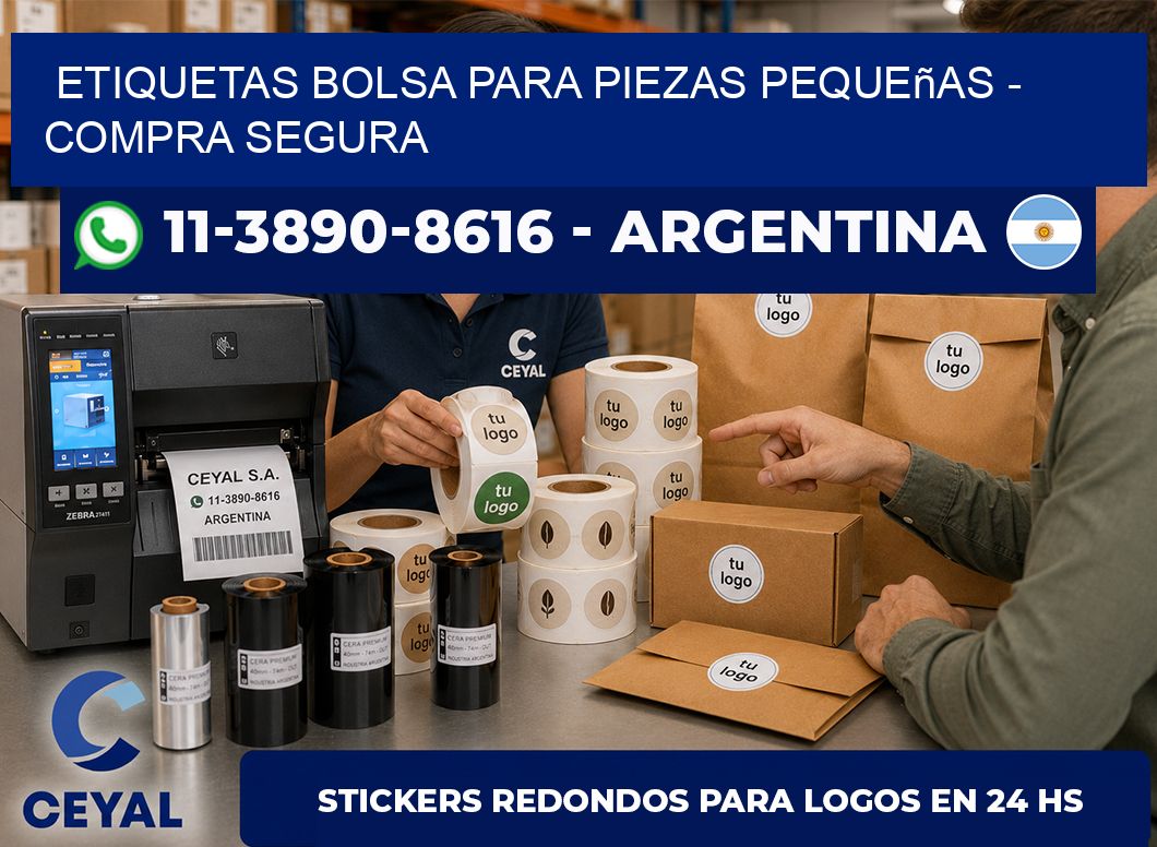 Etiquetas Bolsa para piezas pequeñas – Compra segura
