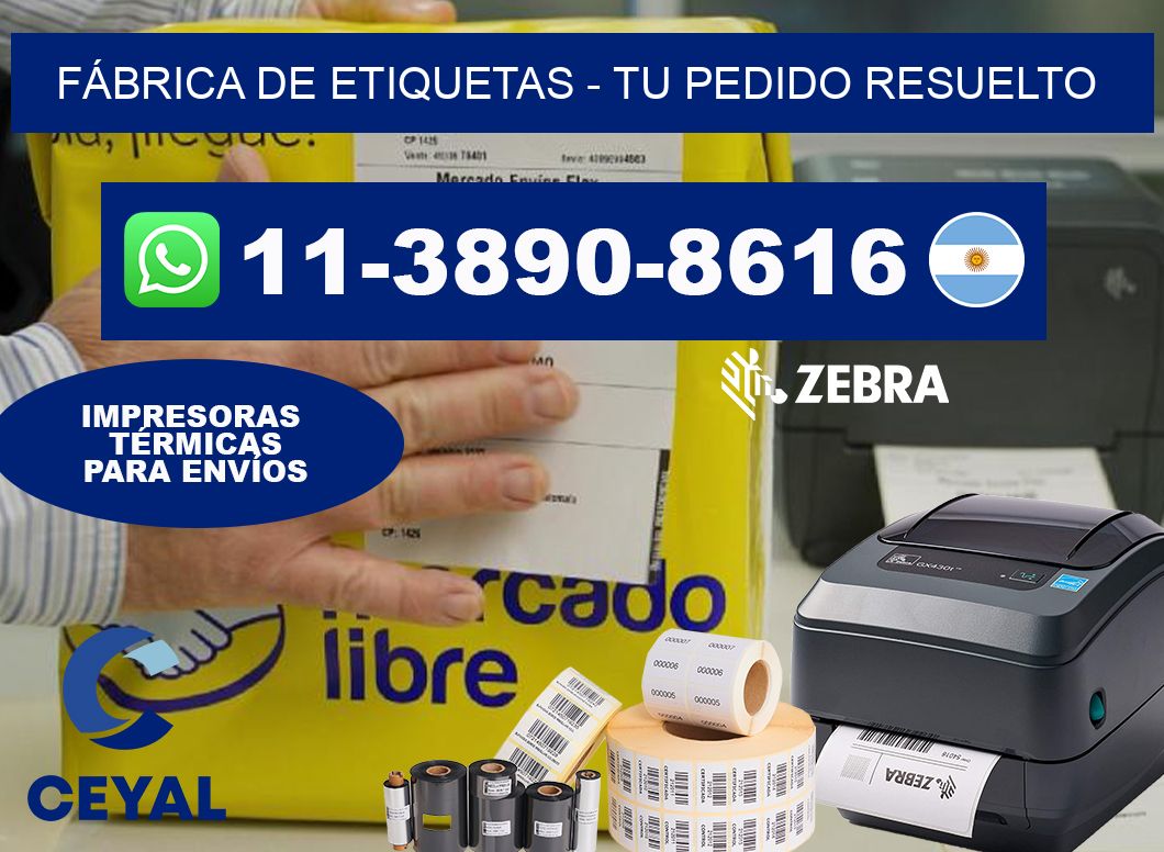 FÁBRICA DE ETIQUETAS - Tu pedido resuelto
