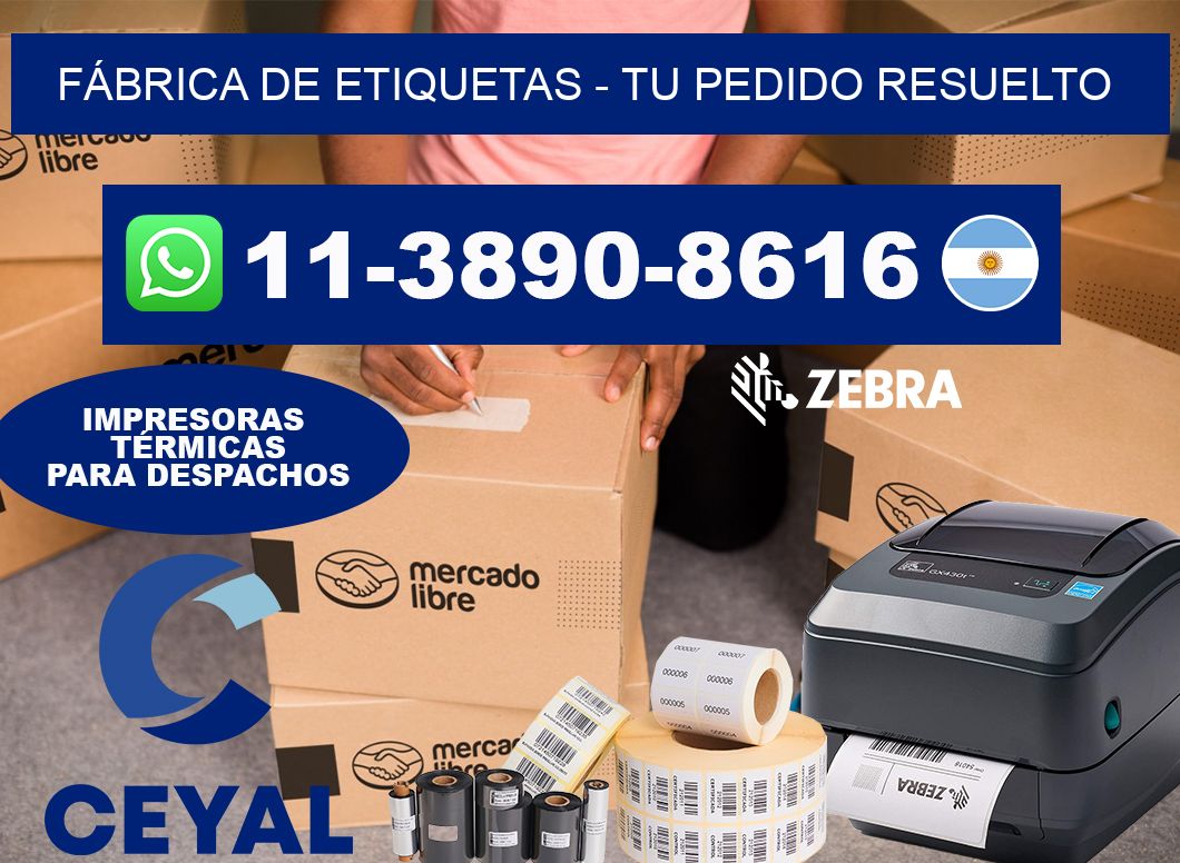 FÁBRICA DE ETIQUETAS - Tu pedido resuelto