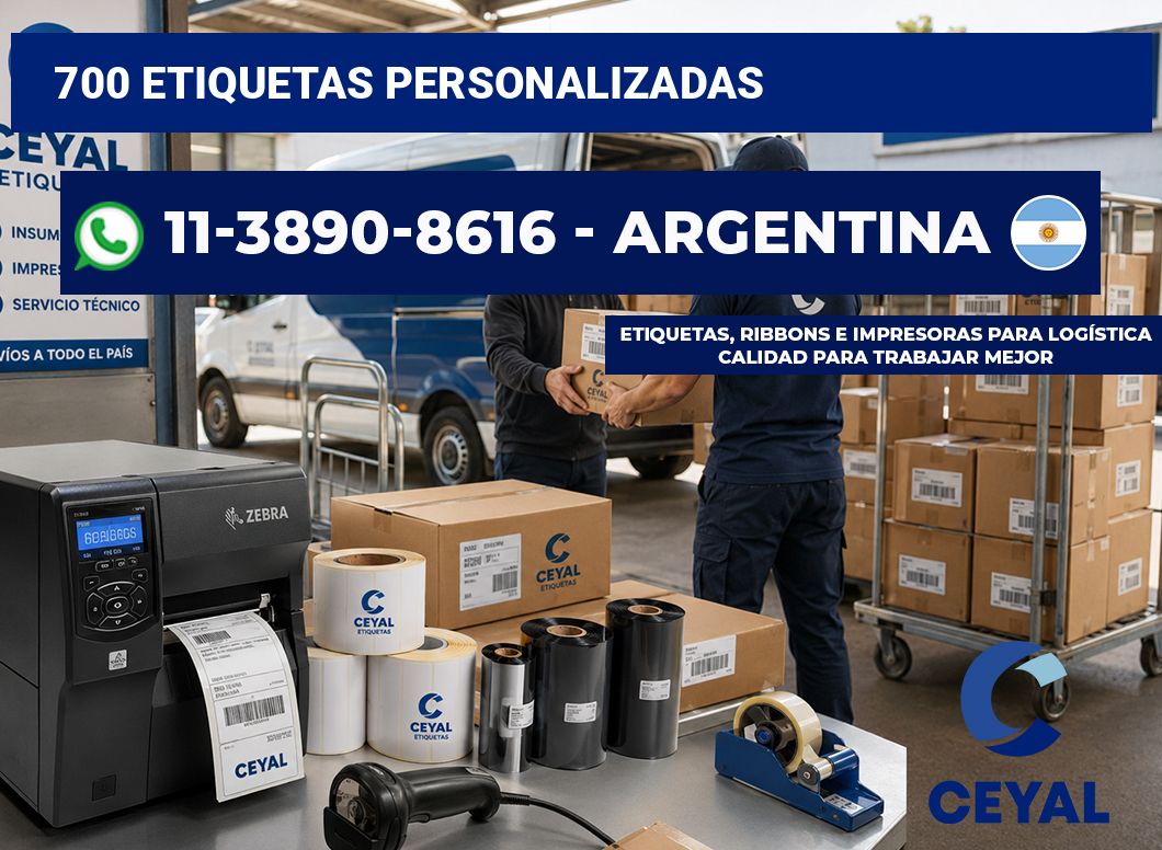 700 ETIQUETAS PERSONALIZADAS
