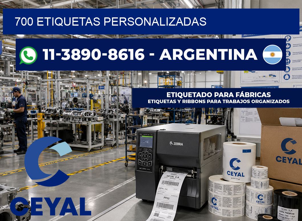 700 ETIQUETAS PERSONALIZADAS