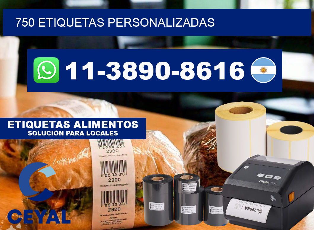 750 ETIQUETAS PERSONALIZADAS