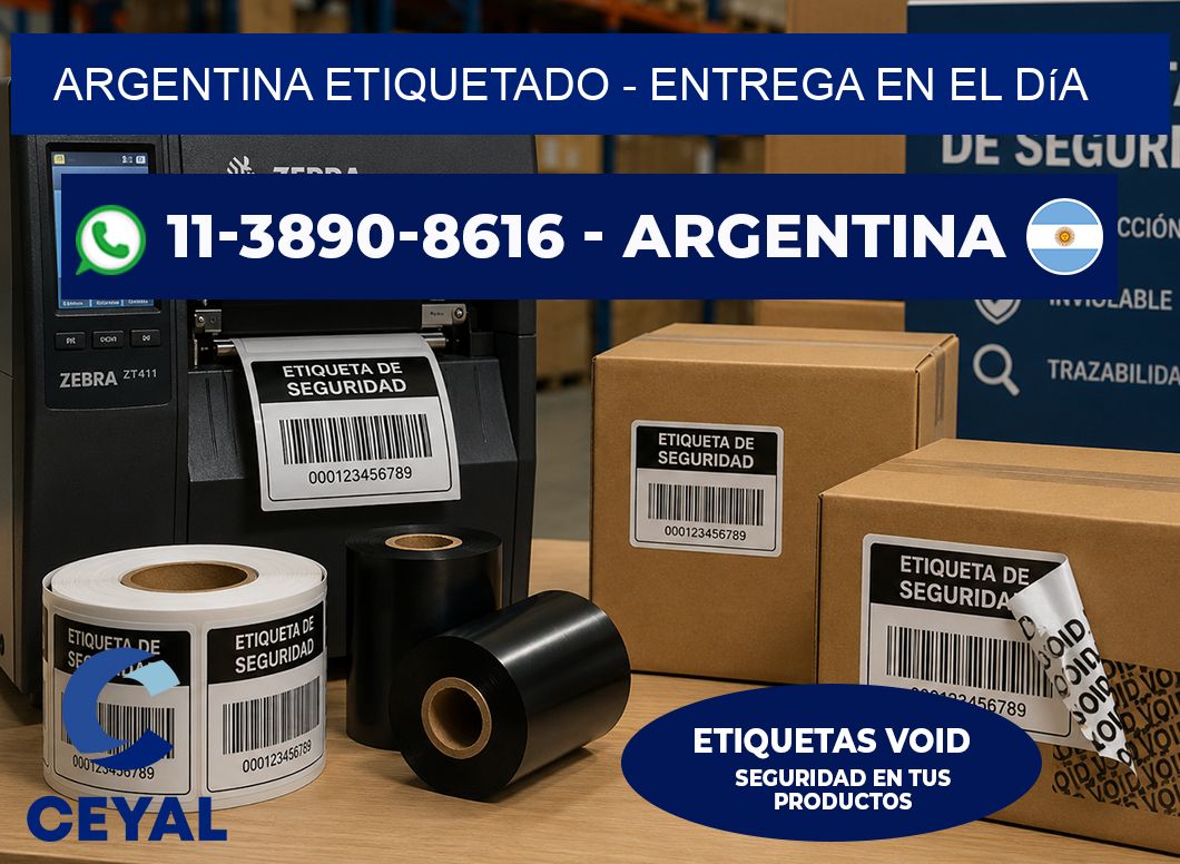 ARGENTINA ETIQUETADO - Entrega en el día