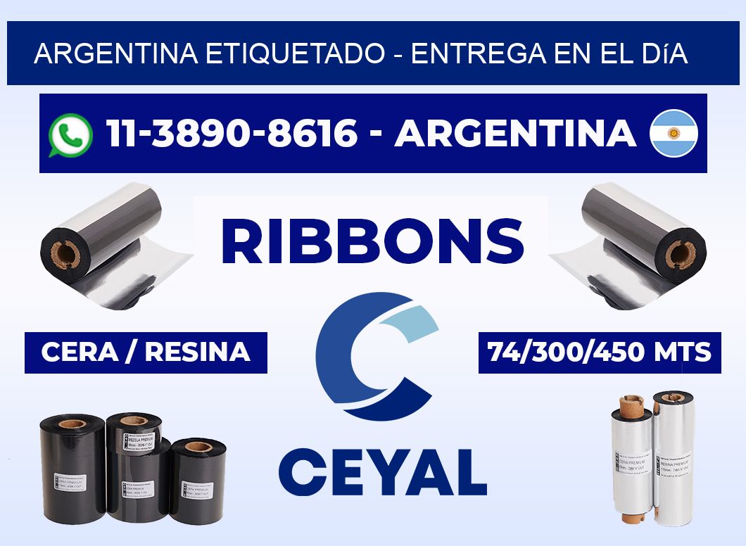 ARGENTINA ETIQUETADO - Entrega en el día