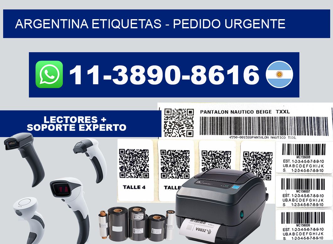 ARGENTINA ETIQUETAS - Pedido urgente