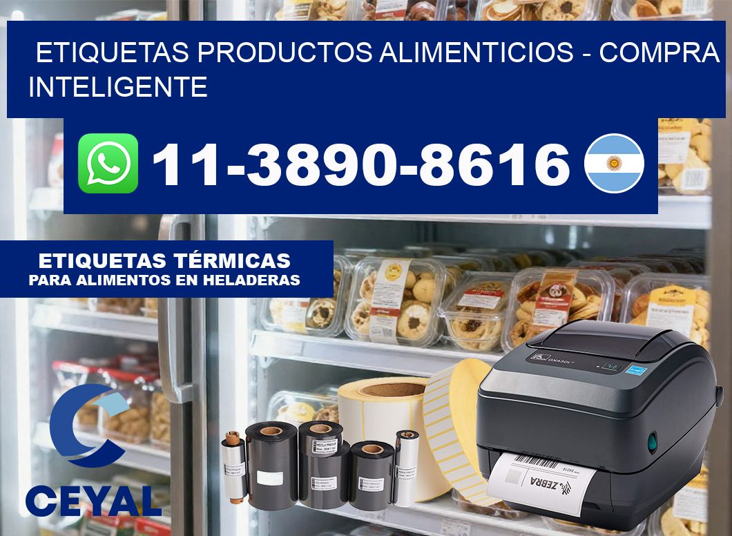 ETIQUETAS PRODUCTOS ALIMENTICIOS – Compra inteligente