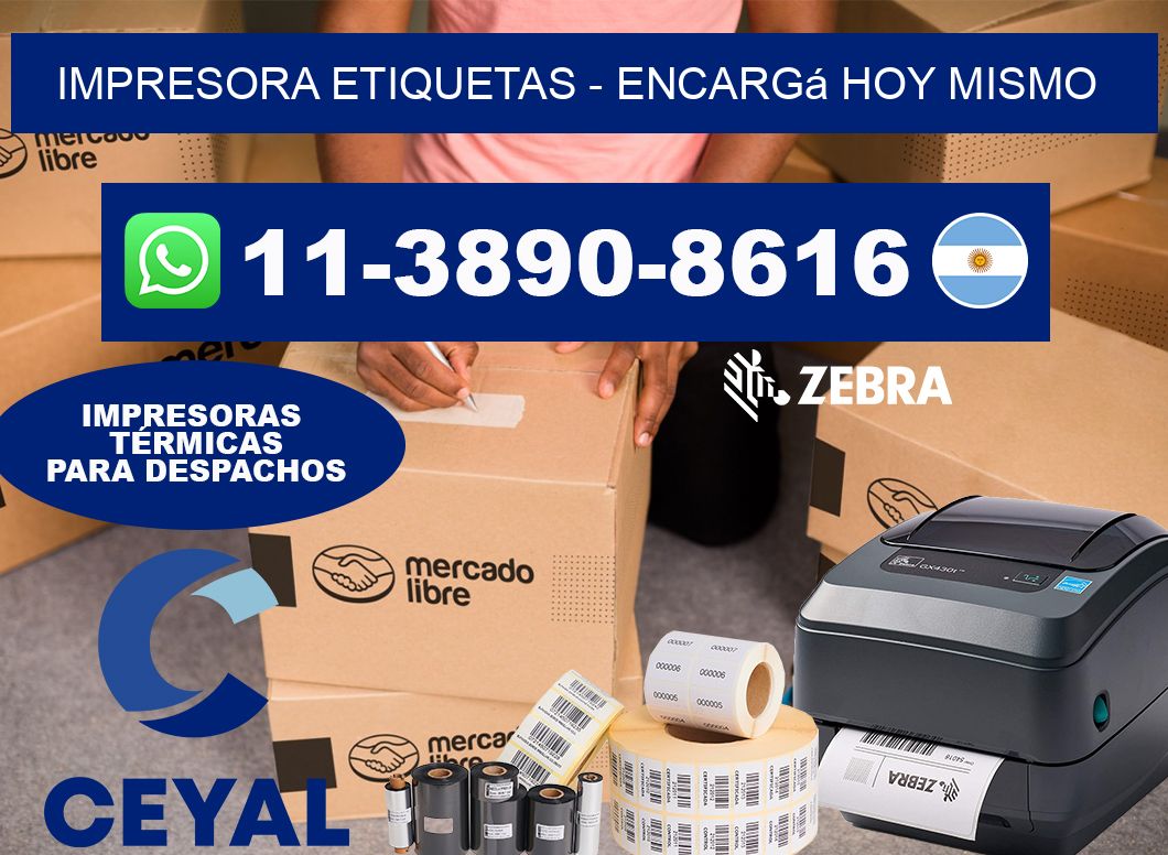 IMPRESORA ETIQUETAS - Encargá hoy mismo