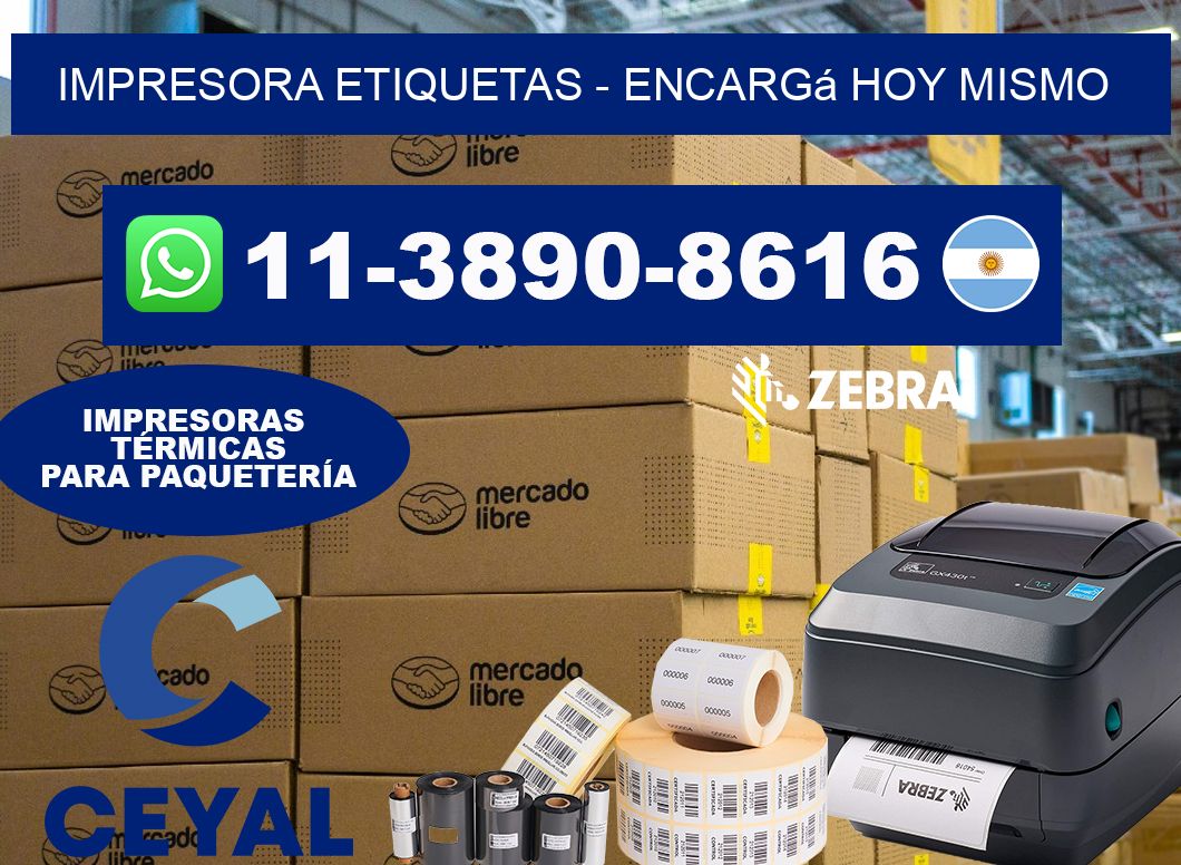 IMPRESORA ETIQUETAS - Encargá hoy mismo