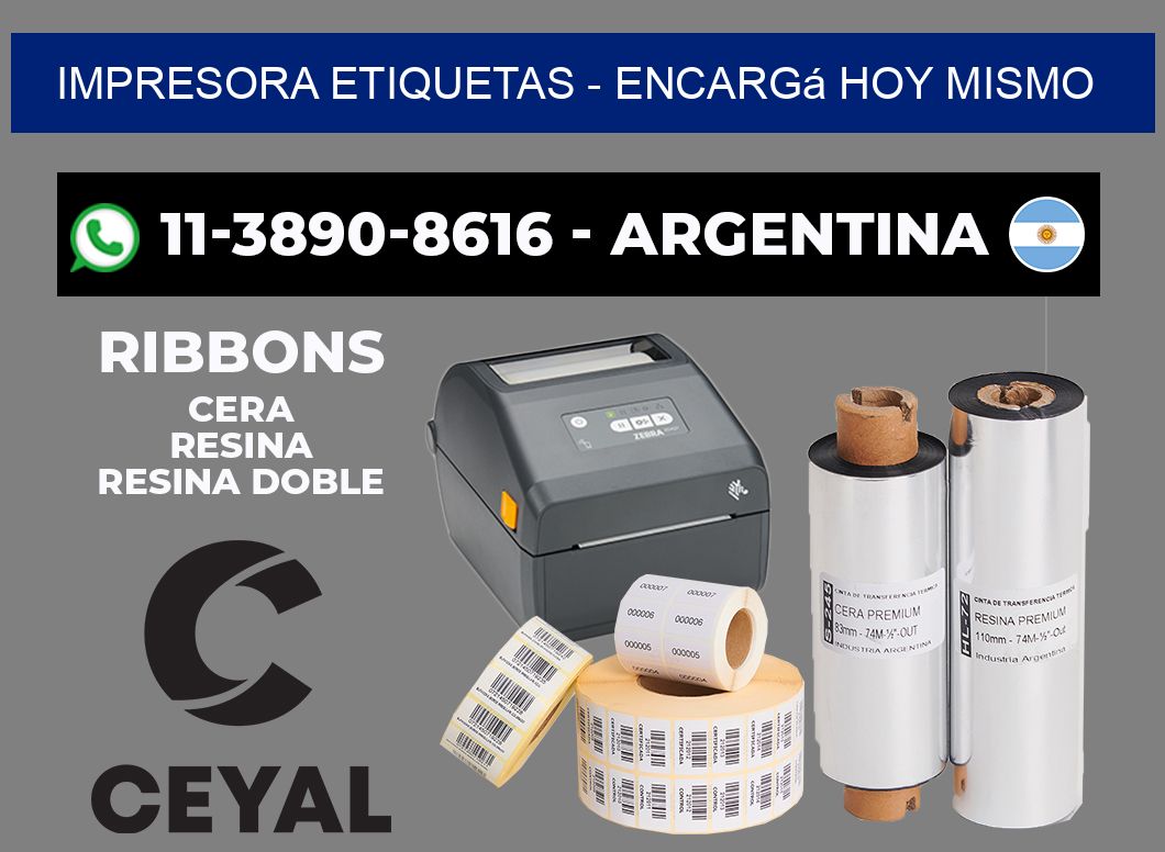 IMPRESORA ETIQUETAS - Encargá hoy mismo