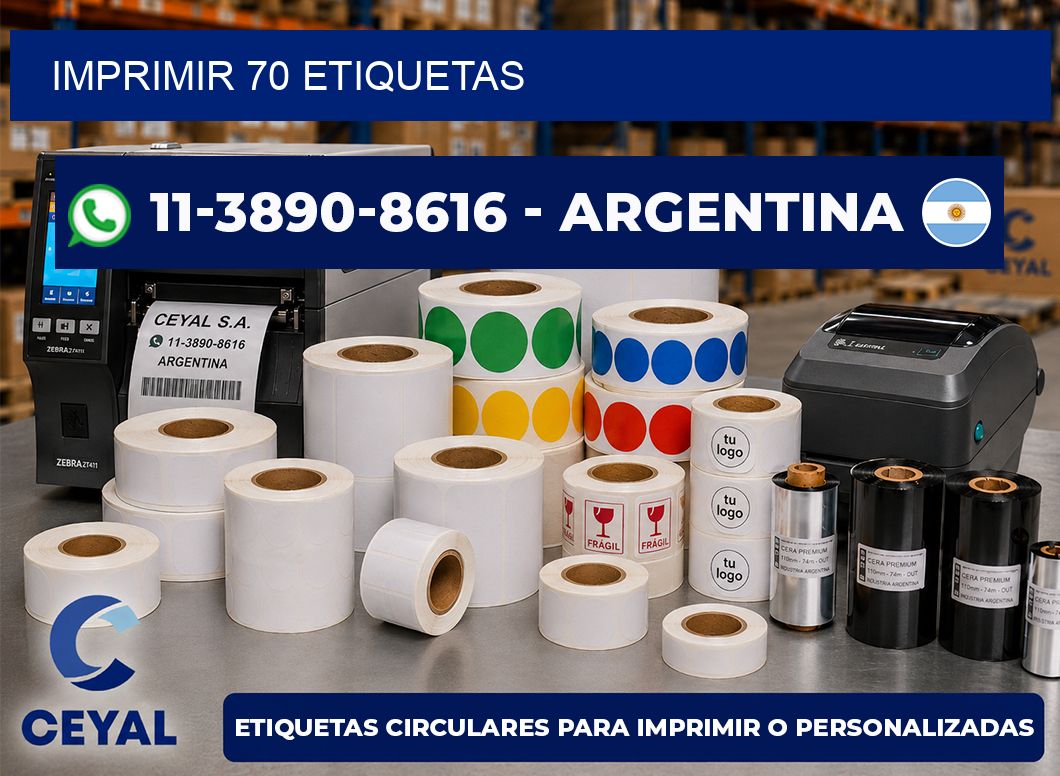 IMPRIMIR 70 ETIQUETAS