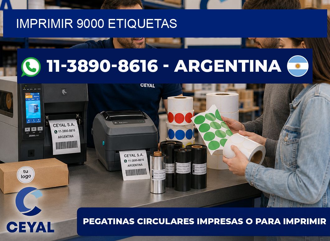 IMPRIMIR 9000 ETIQUETAS