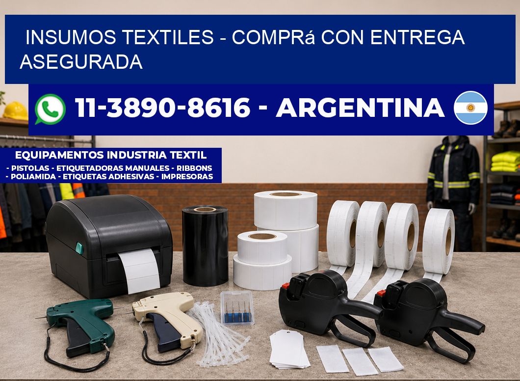 INSUMOS TEXTILES - Comprá con entrega asegurada
